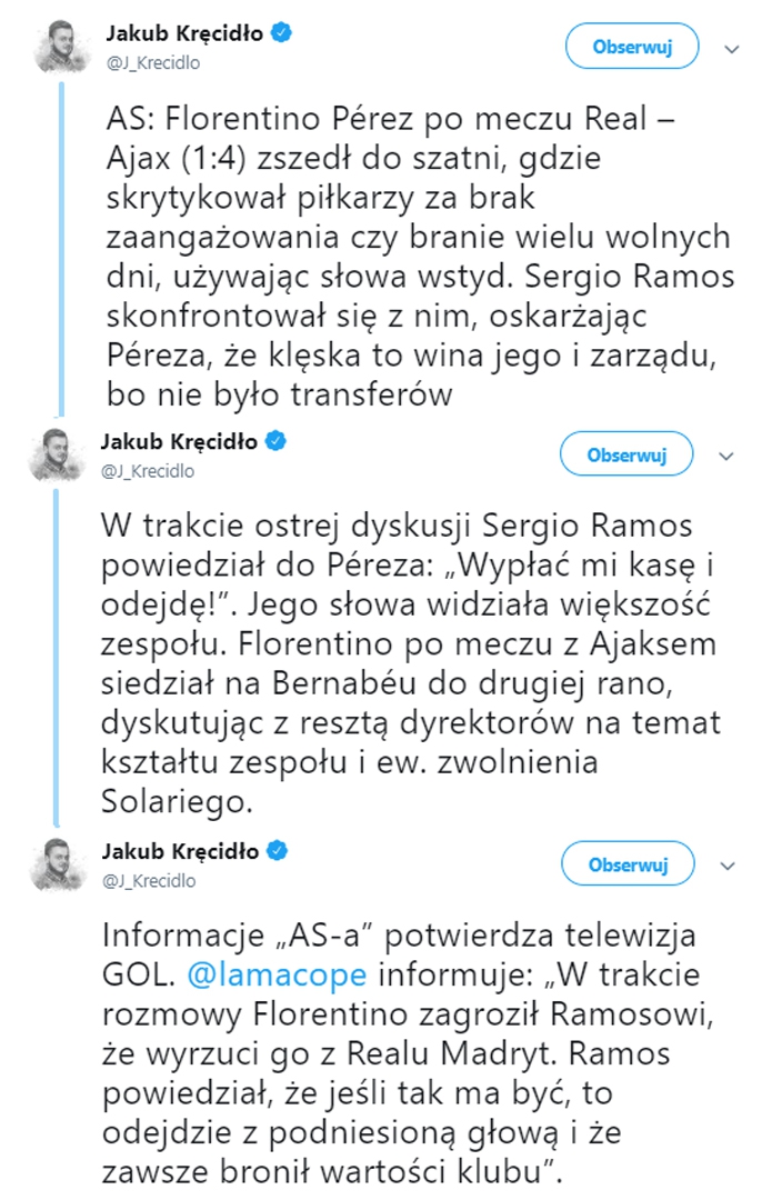 OSTRE spięcie w szatni Pereza z Ramosem!